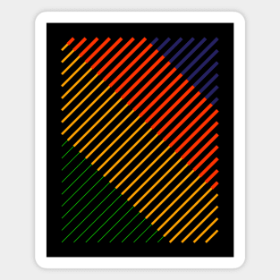 Abstract lines Magnet